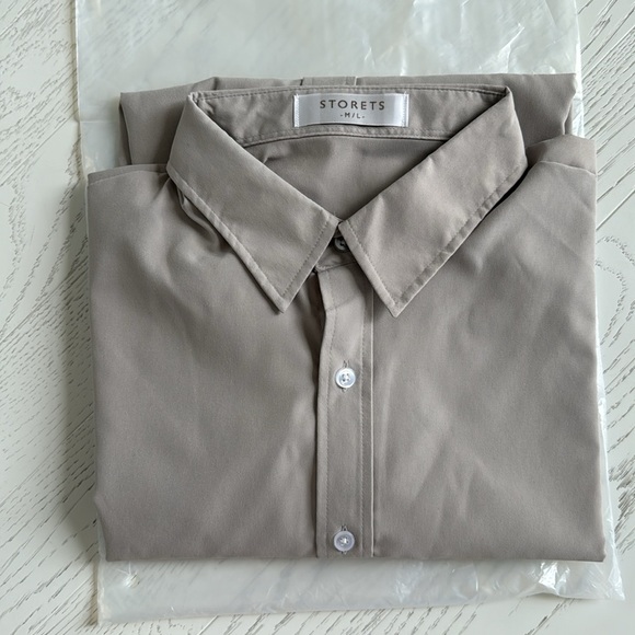 STORETS ADDISON OVERSIZED SHIRT - GRAY - Picture 7 of 7